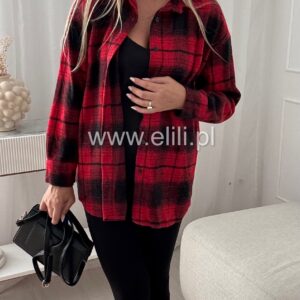 Alternative view of Koszula w krate czerwona