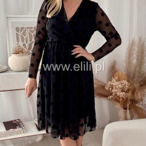 Alternative view of Sukienka Dagmara kropki