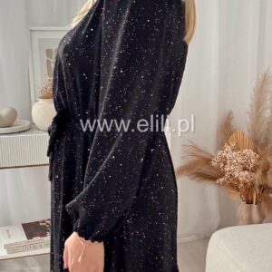 Alternative view of Sukienka Żaneta czarna shine preorder