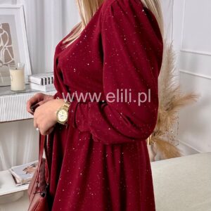 Alternative view of Sukienka Jowita bordo