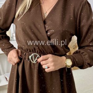 Alternative view of Sukienka Jowita czekolada preorder