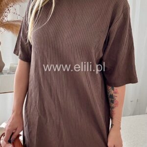 Alternative view of Sukienka Eliza czekolada