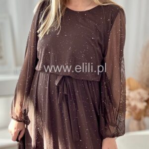 Alternative view of Sukienka Klara czekolada