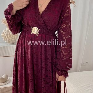 Alternative view of Sukienka Gabriela bordo preorder